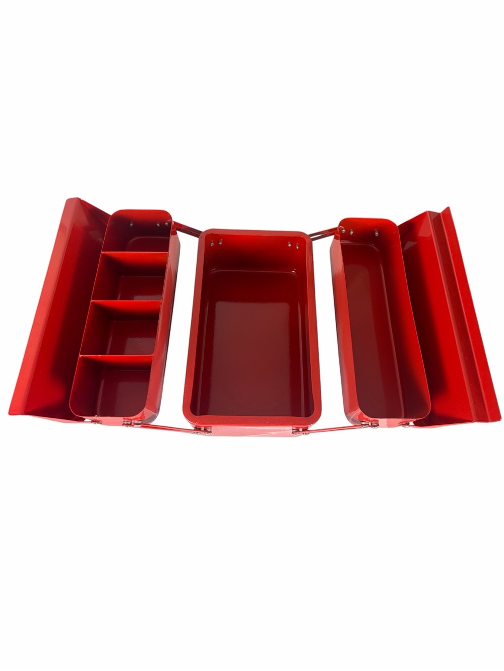 Brightroom Red Metal Cantilever Toolbox Organizer Storage Caddy - Picture 8 of 12